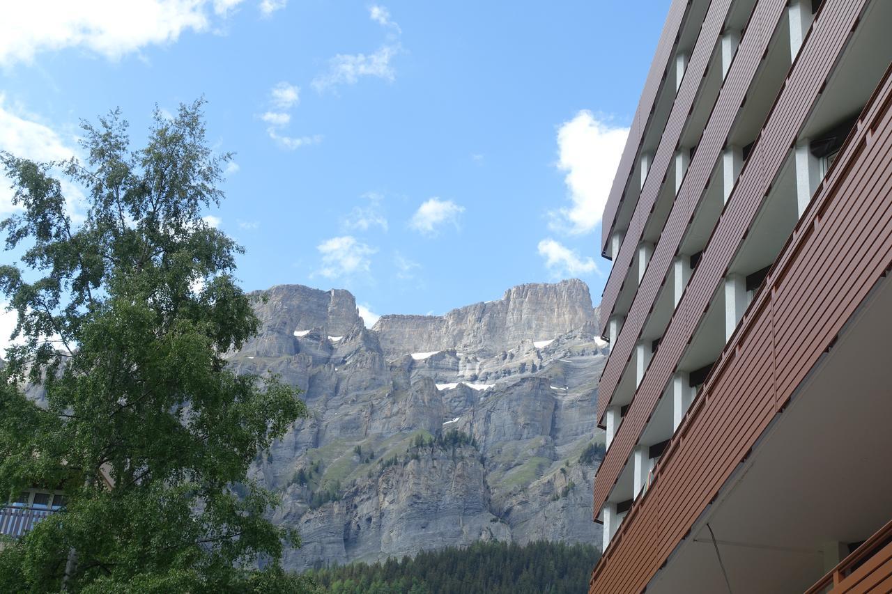 Studio Willimann Haus Dala Im 4 Stock Leukerbad Exterior foto