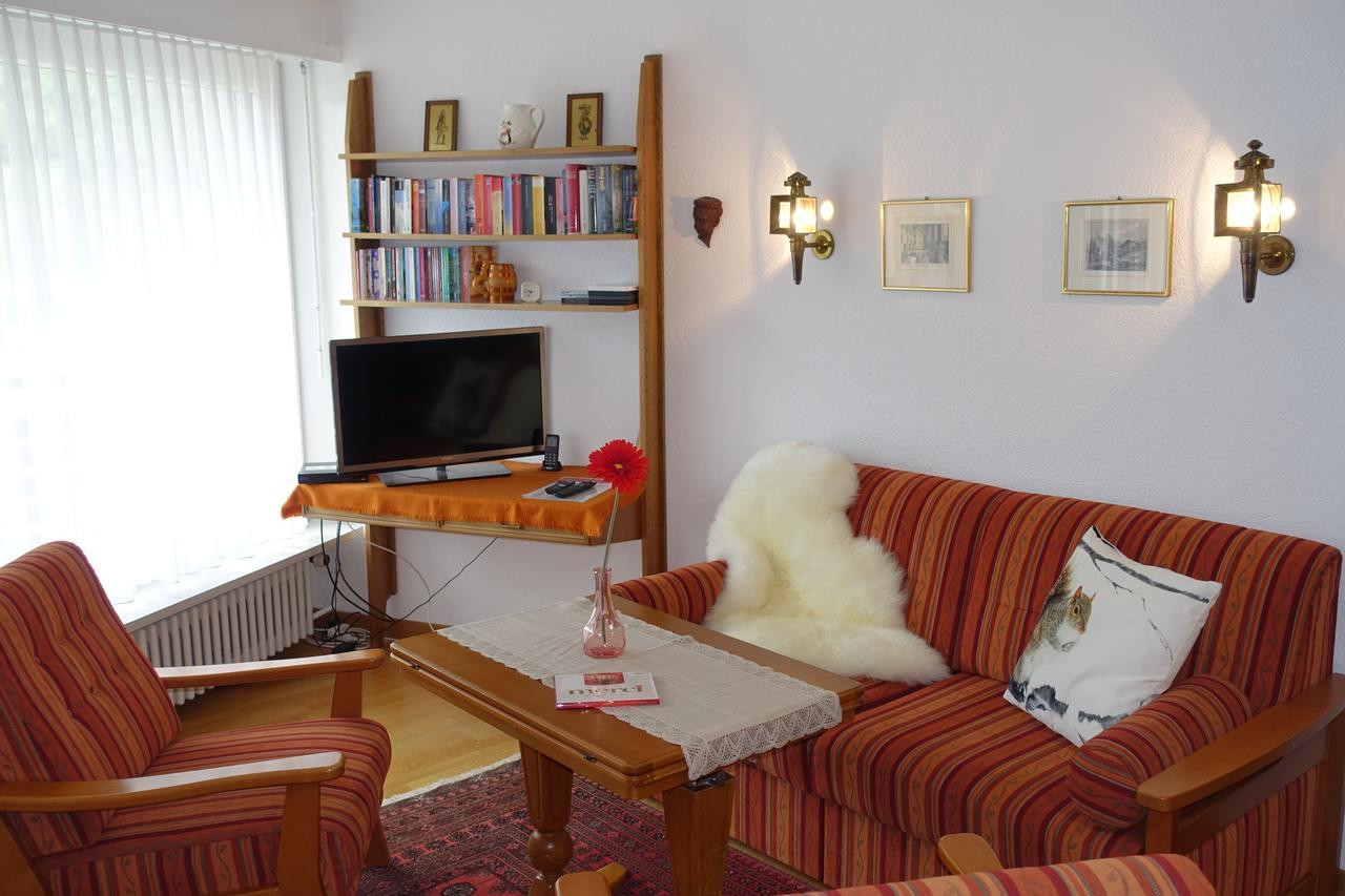 Studio Willimann Haus Dala Im 4 Stock Leukerbad Exterior foto