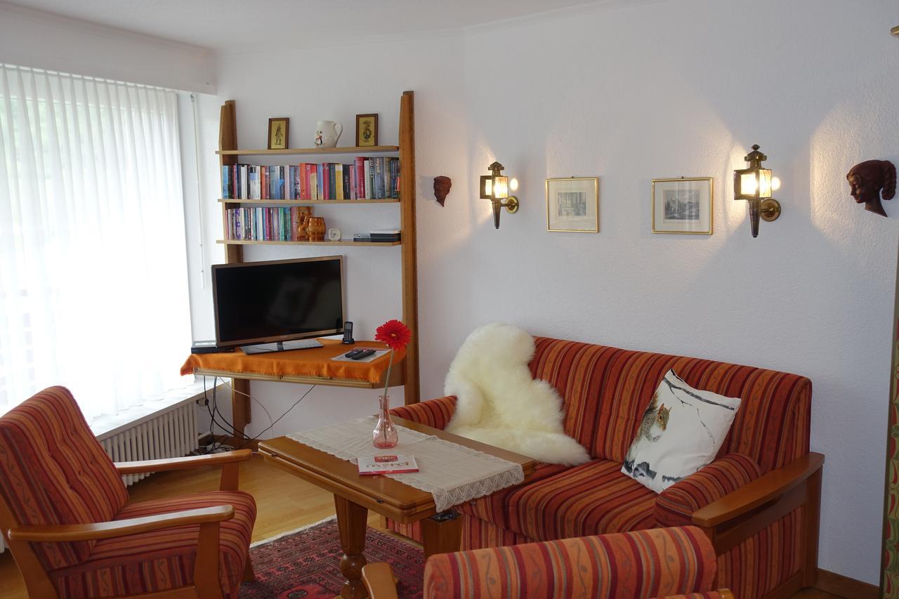 Studio Willimann Haus Dala Im 4 Stock Leukerbad Exterior foto