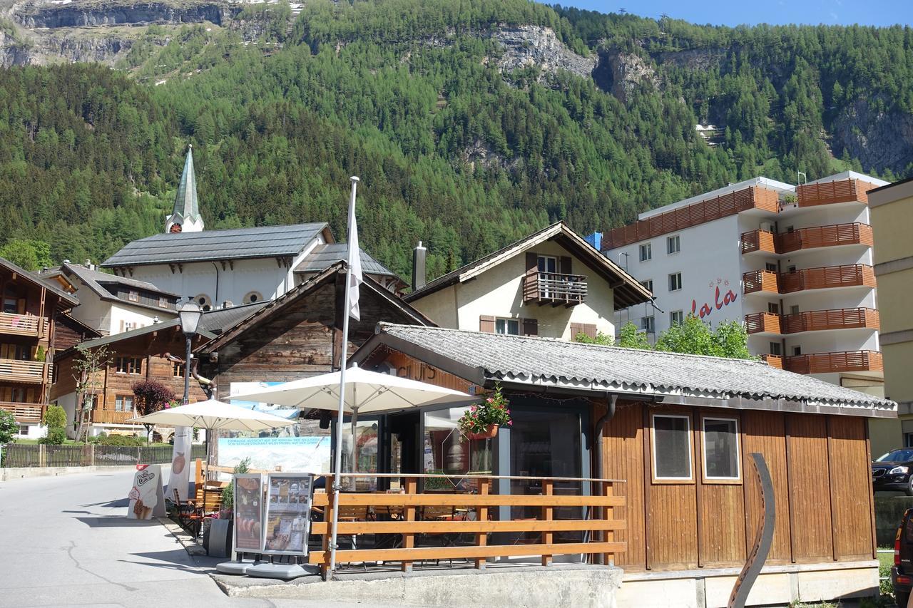 Studio Willimann Haus Dala Im 4 Stock Leukerbad Exterior foto