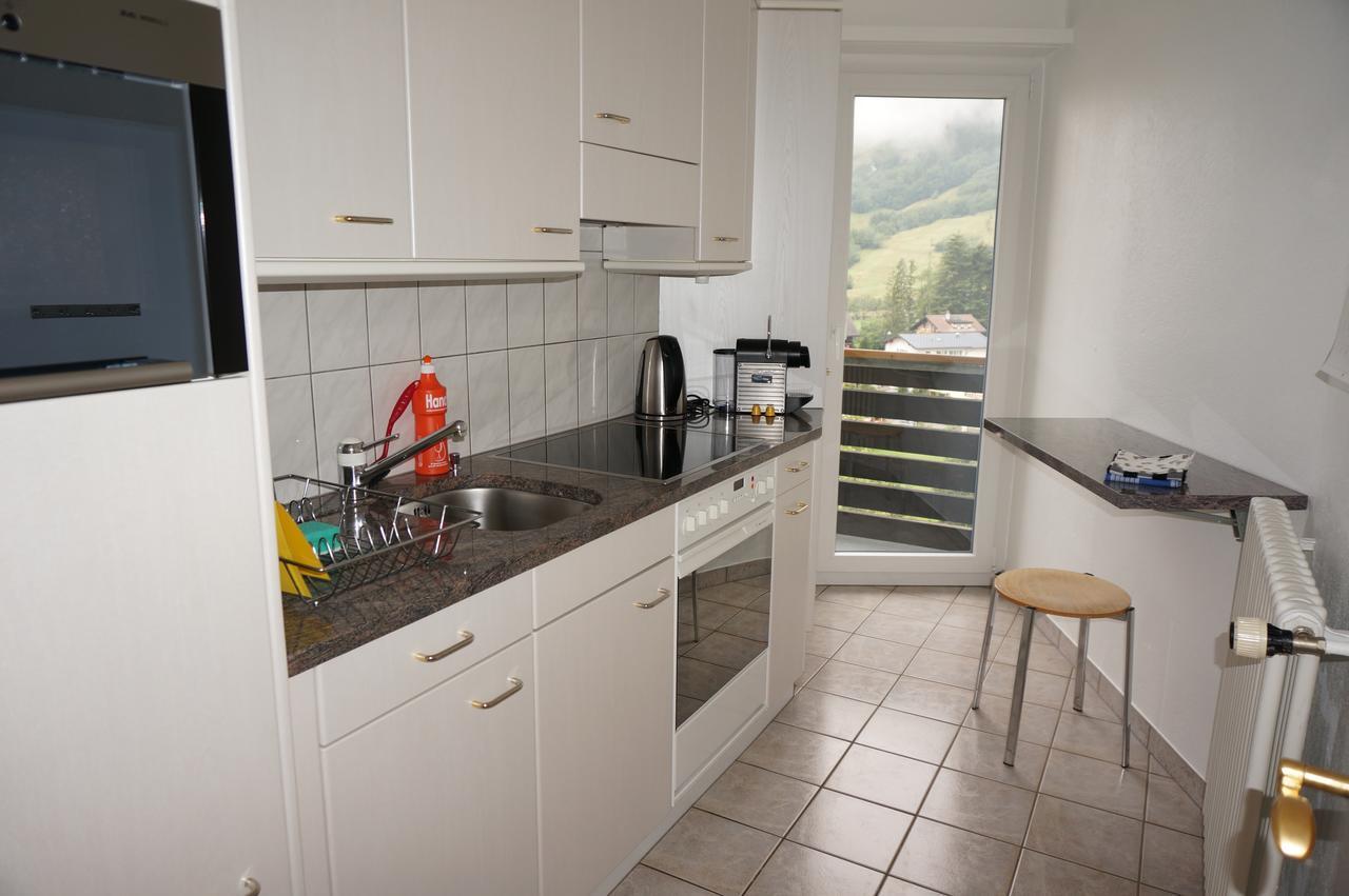 Studio Willimann Haus Dala Im 4 Stock Leukerbad Exterior foto